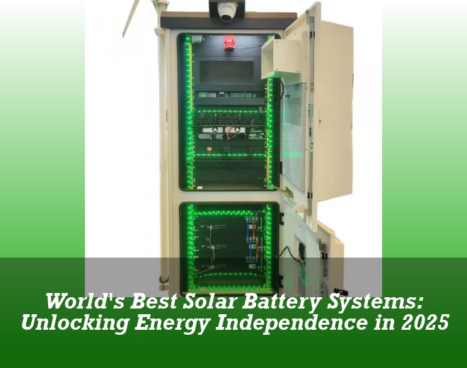 World's Best Solar Battery Systems: Unlocking Energy Independence in 2025
